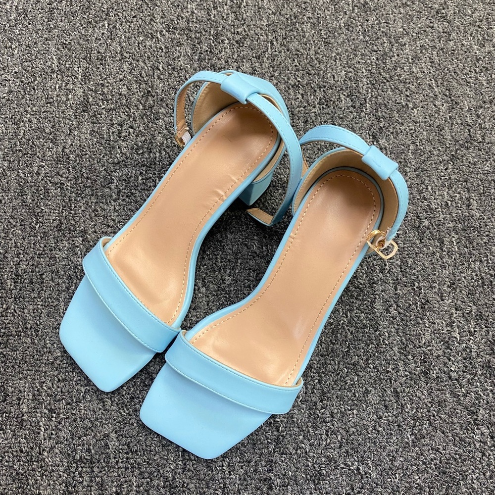 Elegant Blue Women's Heels